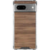 Natural Walnut Wood Google Pixel 7a Clear Case